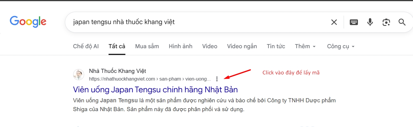 Kết quả tìm kiếm