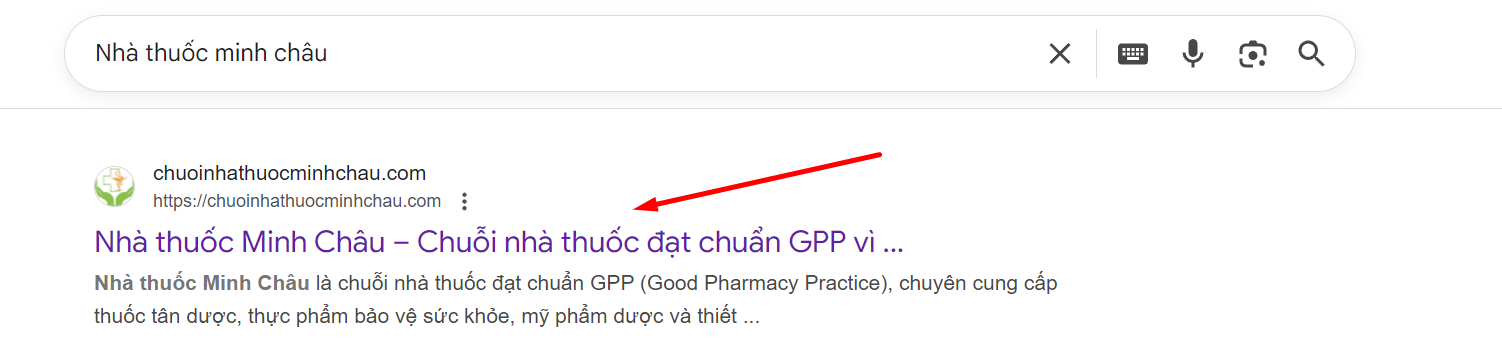 Kết quả tìm kiếm