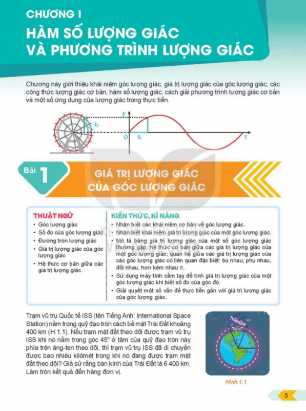 Sách Toán 11 Kết nối tri thức Tập 1