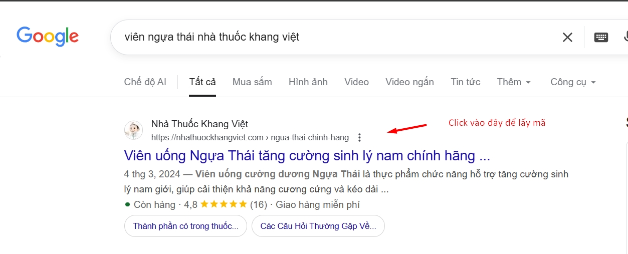 Kết quả tìm kiếm