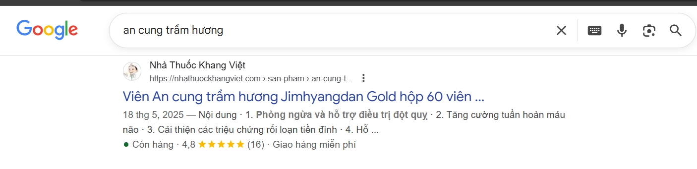 Kết quả tìm kiếm