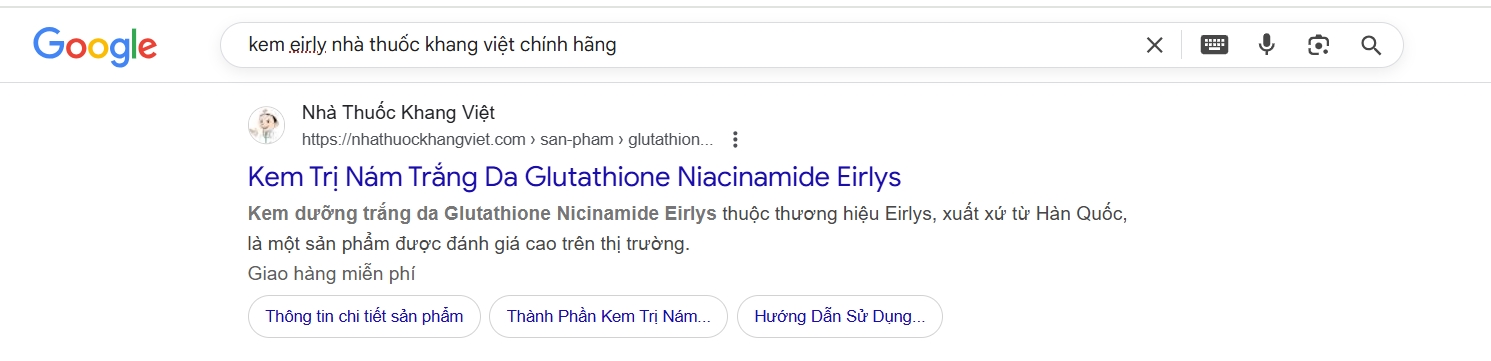 Kết quả tìm kiếm