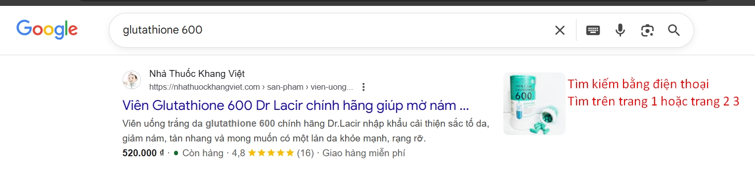 Kết quả tìm kiếm